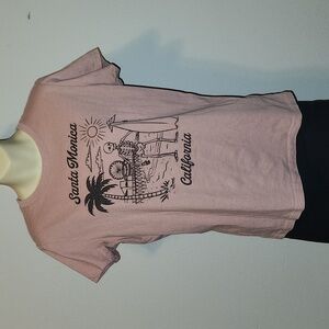 Aeropostale Pink Santa Monica Tee XL